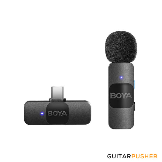 BOYA BY-V10 2.4GHz Ultra-Compact Wireless Microphone System (USB-C Connector)