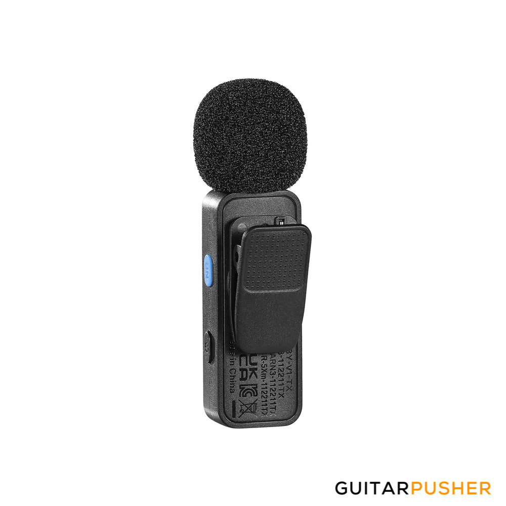 BOYA BY-V1 2.4GHz Ultra-Compact Wireless Microphone System (Lightning Connector for Apple iOS device)