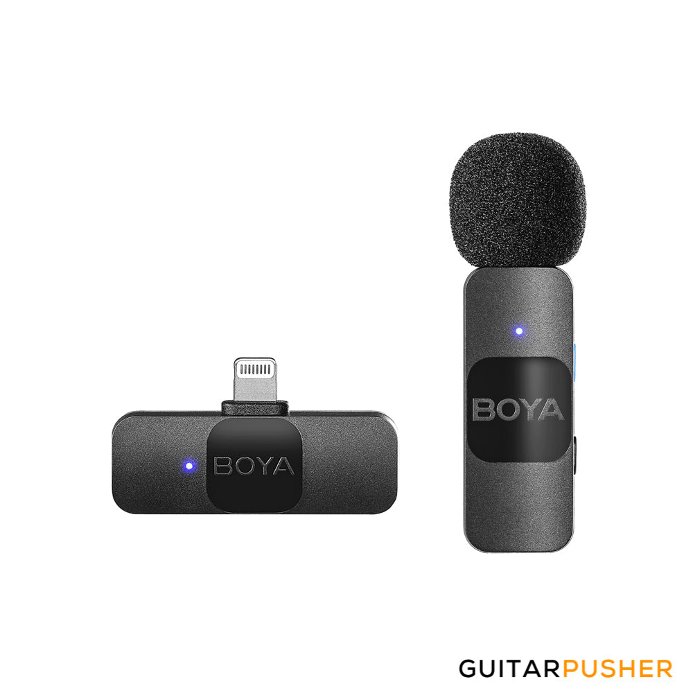 BOYA BY-V1 2.4GHz Ultra-Compact Wireless Microphone System (Lightning Connector for Apple iOS device)