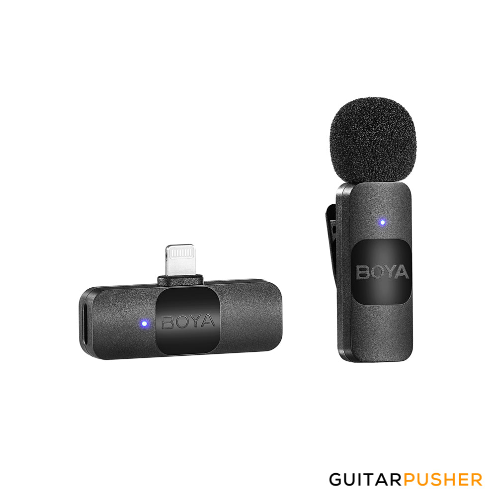 BOYA BY-V1 2.4GHz Ultra-Compact Wireless Microphone System (Lightning Connector for Apple iOS device)