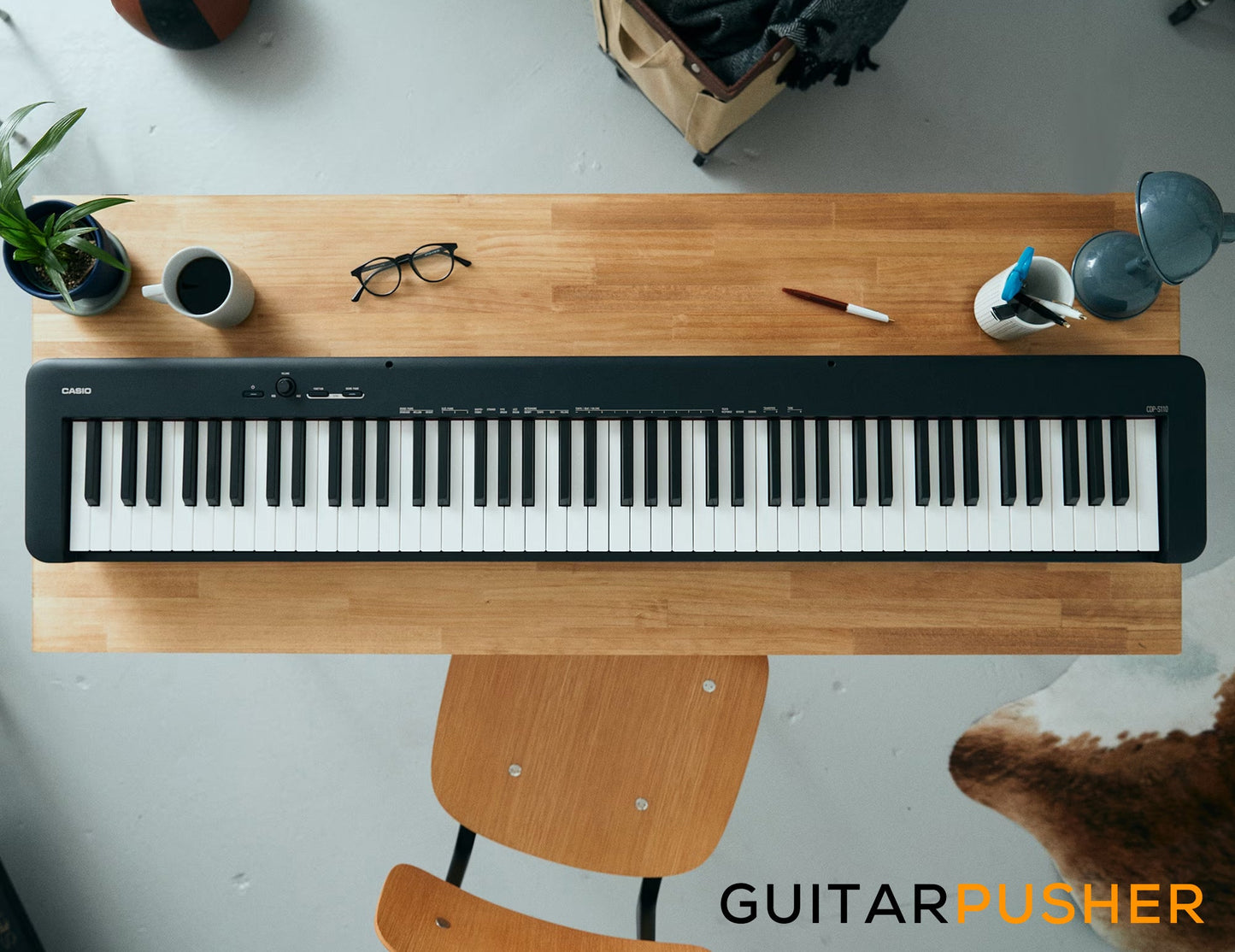 Casio CDP-S110BKC2 CDP 88-Key Electronic Keyboard w/ CS-46P Stand - Black