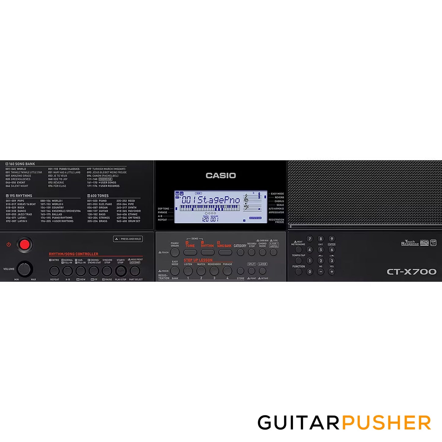 Casio CT-X700-FA CT-X 61-Key Electronic Keyboard - Black