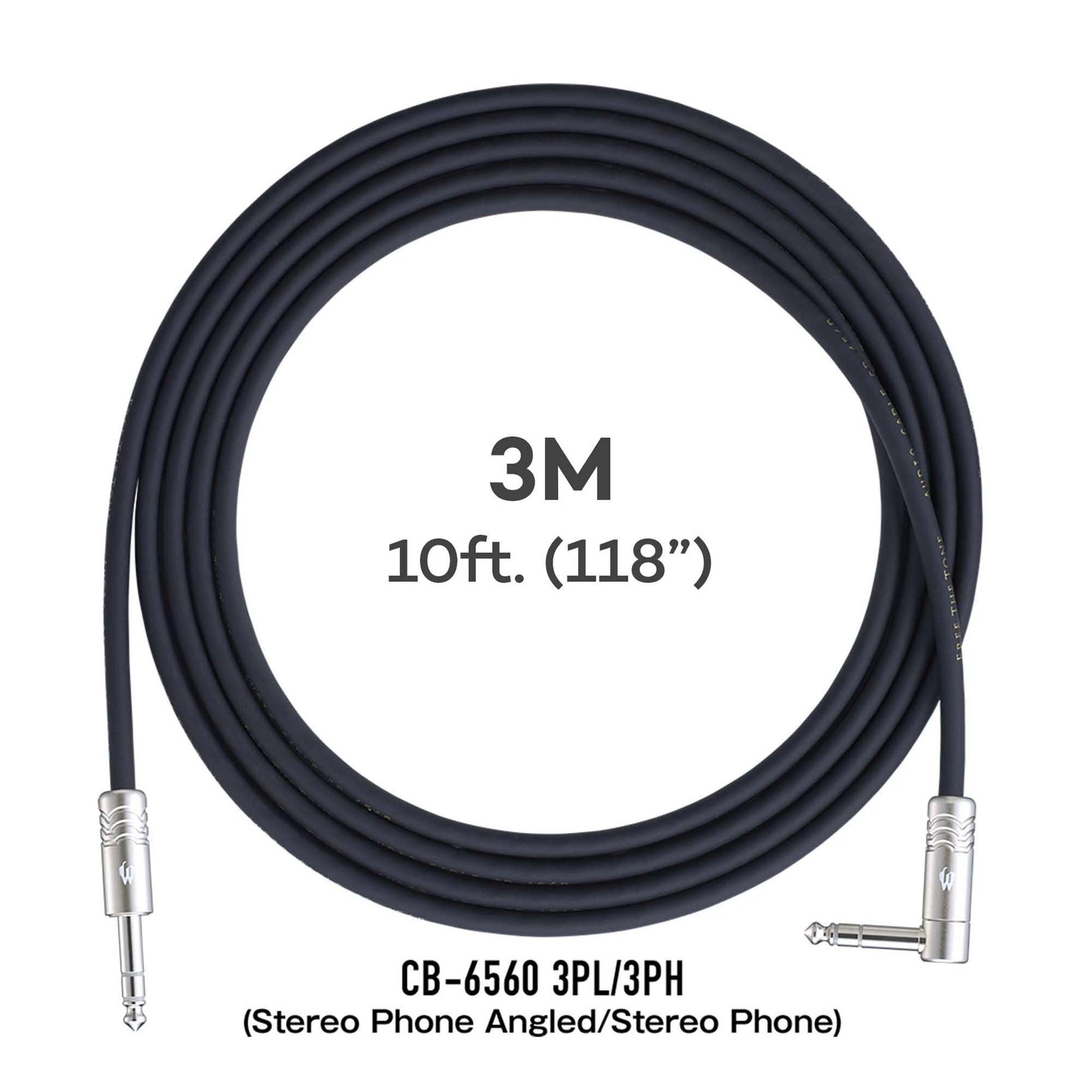 Free The Tone CB-6560 Microphone/Line Cable 3M - GuitarPusher