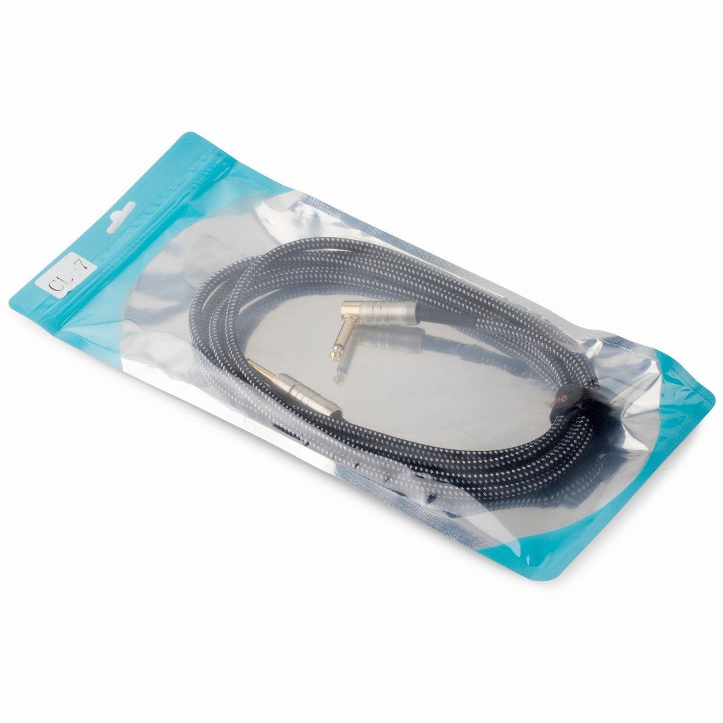 Caline Guitar Instrument Cable Braided Gold - GuitarPusher