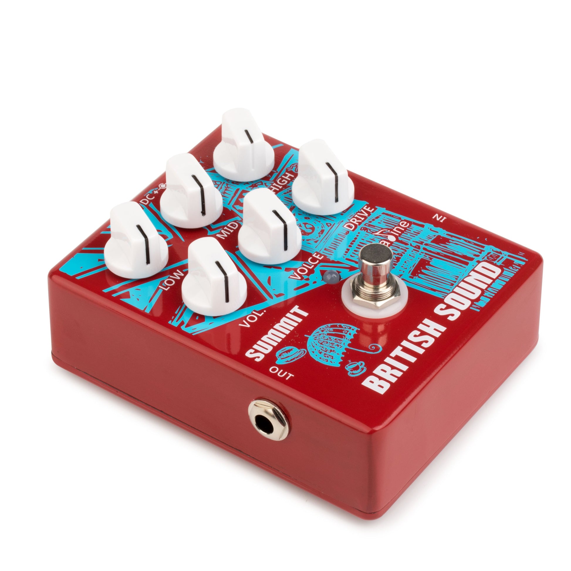 Caline CP-58 Summit British Sound JCM Style Guitar Drive Effects Pedal - GuitarPusher