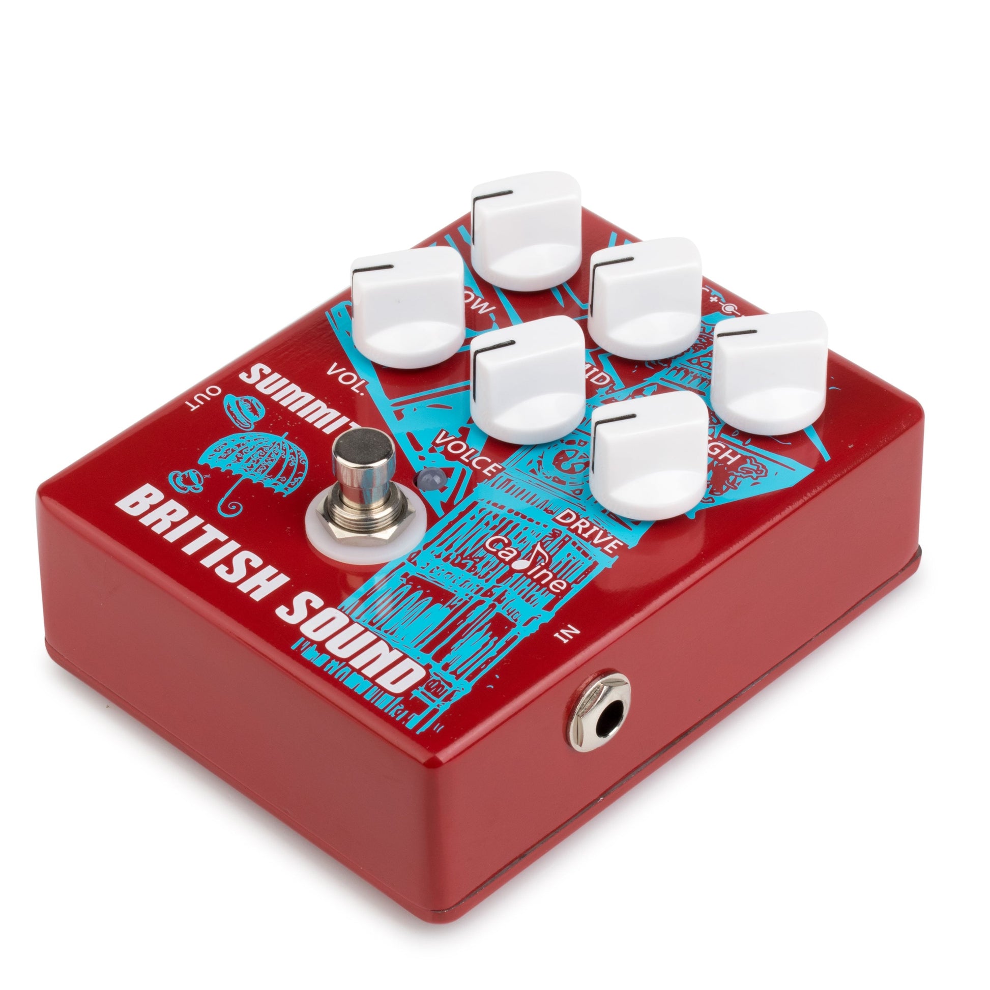 Caline CP-58 Summit British Sound JCM Style Guitar Drive Effects Pedal - GuitarPusher