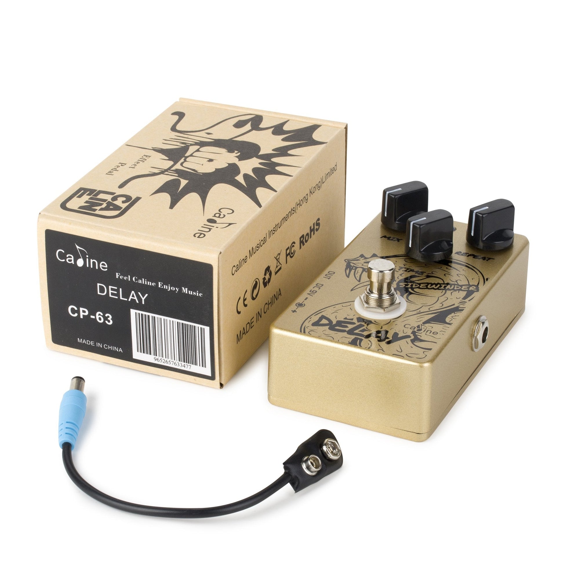 Caline CP-63 Analog Bucket Bridge Delay 25-1000ms Guitar Effect Pedal - GuitarPusher