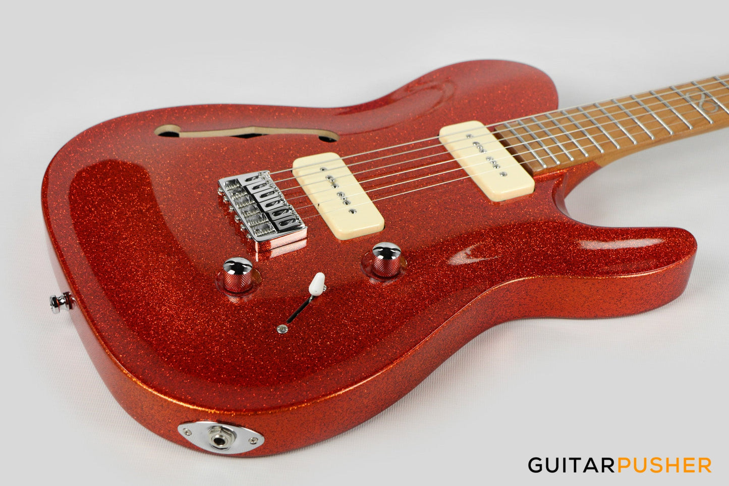 Chapman Guitars ML3 PRO Traditional Semi-Hollow - Burnt Orange Sparkle