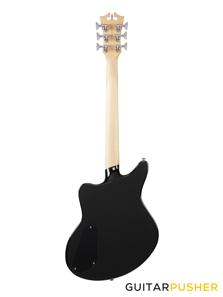D'Angelico Premier Bedford SH Offset Electric Guitar (Black Flake)