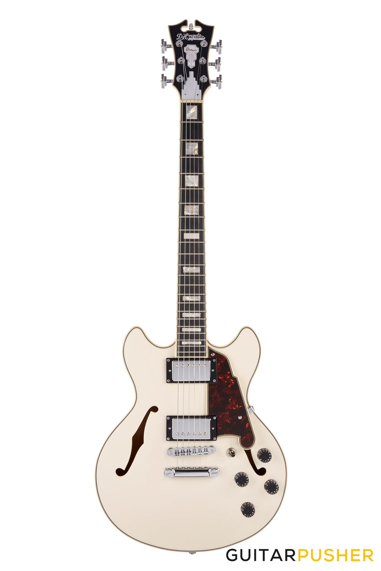 D'Angelico Premier Mini DC Champagne Electric Guitar