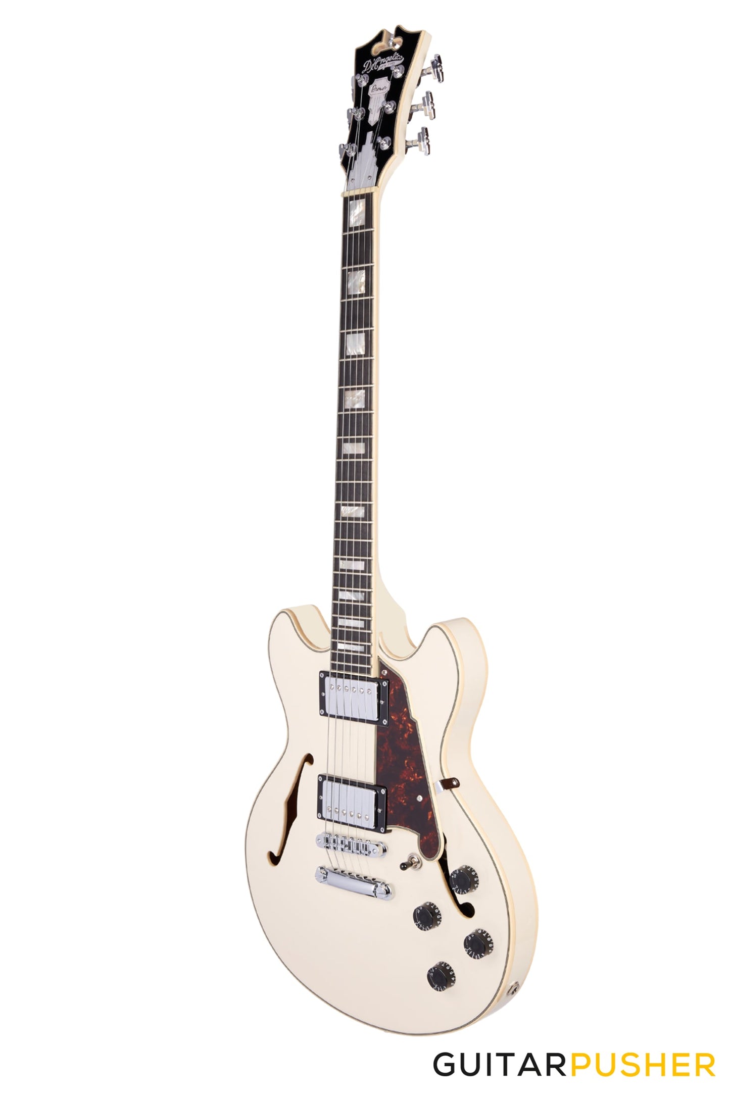 D'Angelico Premier Mini DC Champagne Electric Guitar