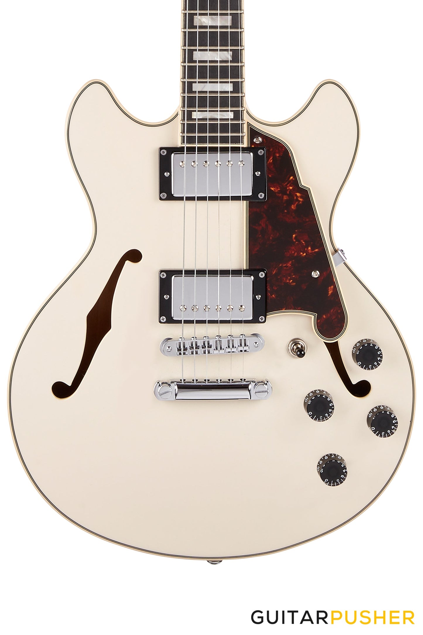 D'Angelico Premier Mini DC Champagne Electric Guitar