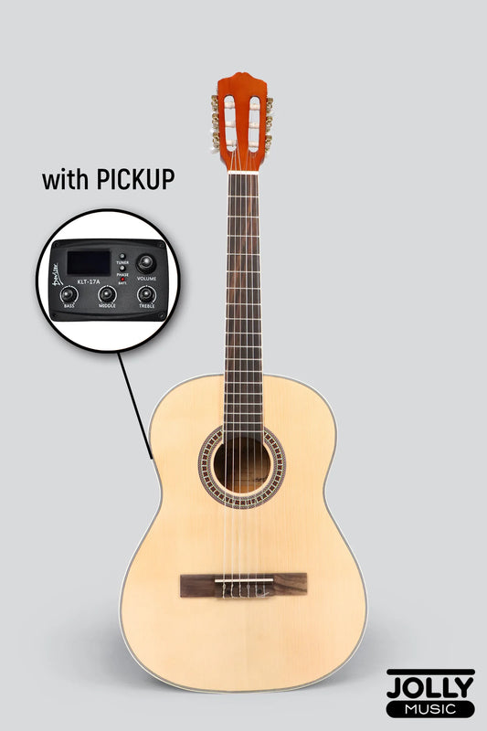 Deviser L-310-36-N EQ Classical Guitar (Natural) 3/4 Size with Pickup