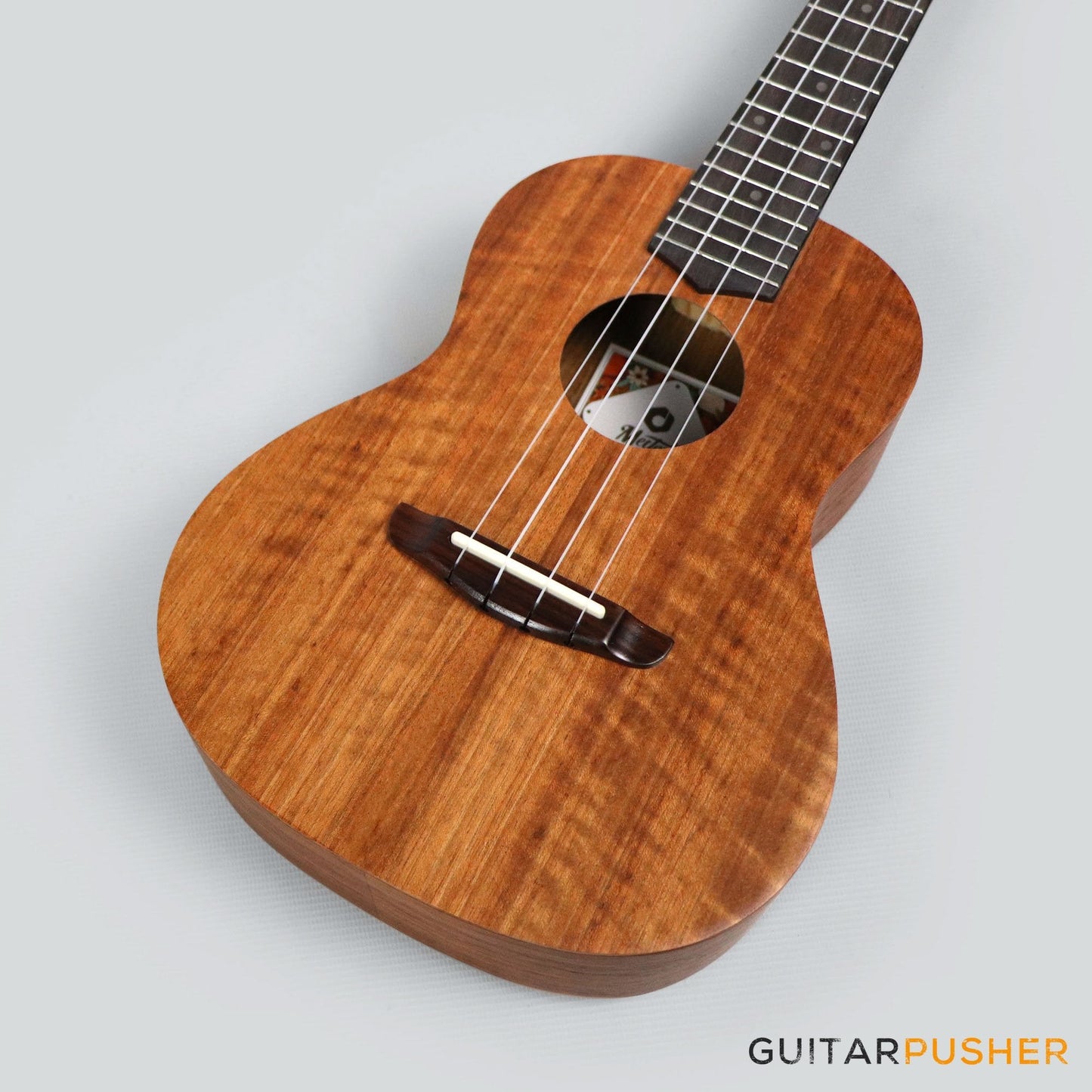 MeiTone E1-C Concert All-Acacia Ukulele - GuitarPusher