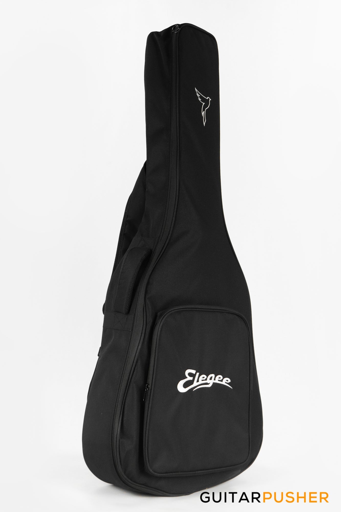 Elegee Katala Solid Sitka Spruce Top OM Acoustic-Electric Guitar with Dual Pickup System