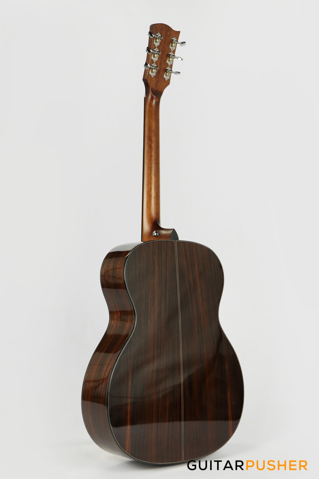 Elegee Katala Solid Sitka Spruce Top OM Acoustic-Electric Guitar with Dual Pickup System