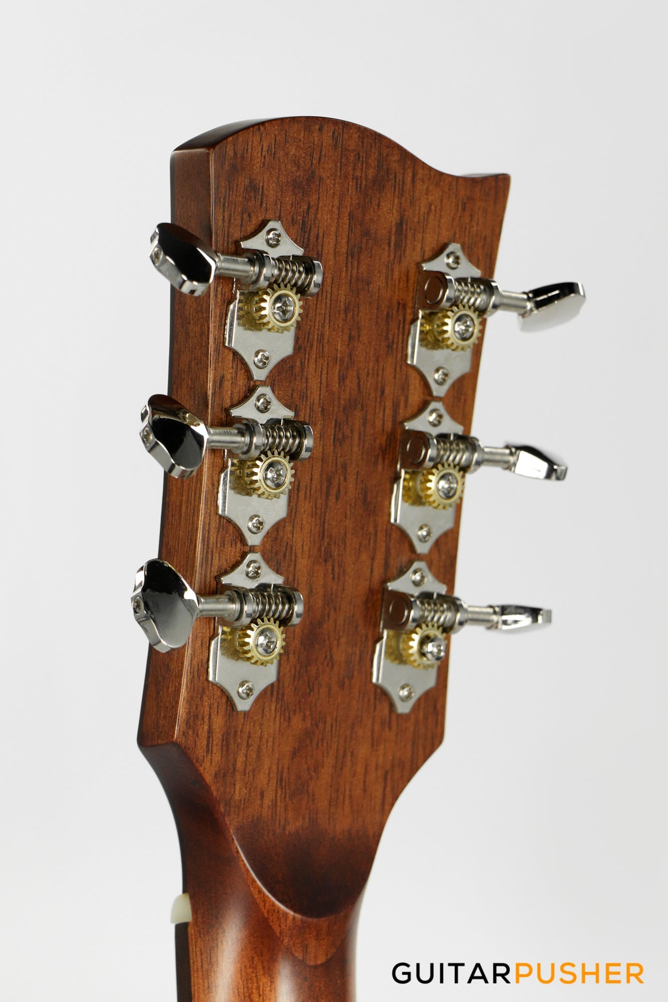 Elegee Katala Solid Sitka Spruce Top OM Acoustic-Electric Guitar with Dual Pickup System