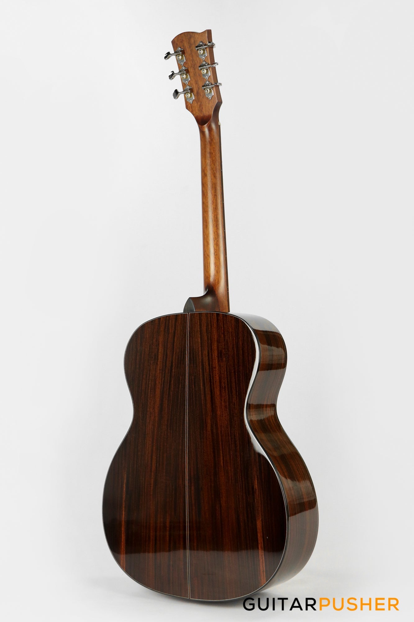 Elegee Katala Solid Sitka Spruce Top OM Acoustic-Electric Guitar with Dual Pickup System