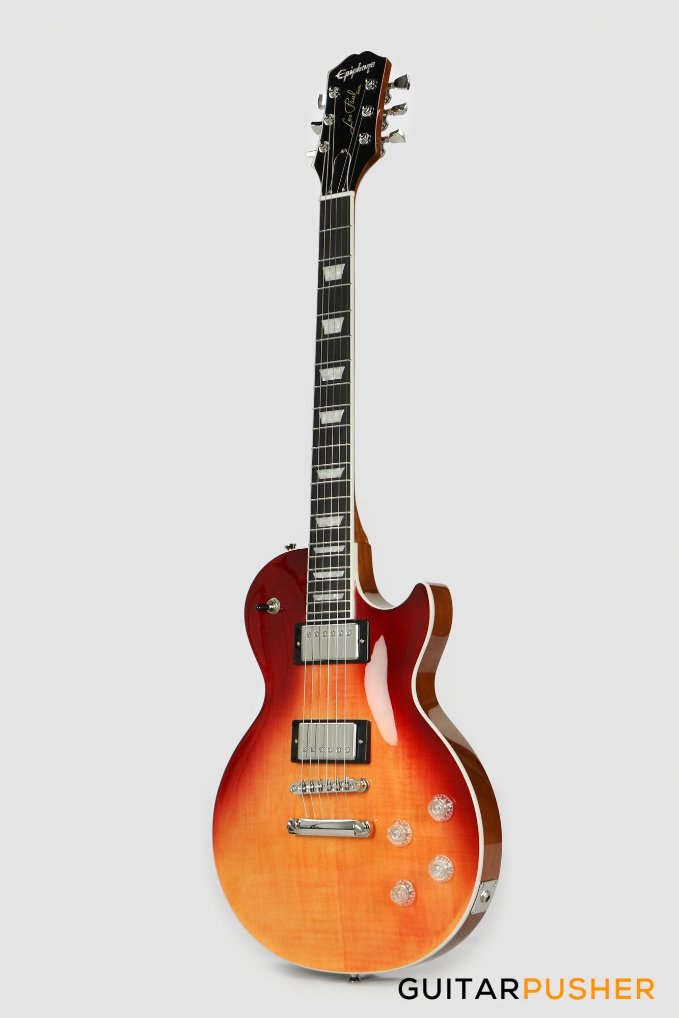 Epiphone Les Paul Modern Figured Electric Guitar - Magma Orange Fade