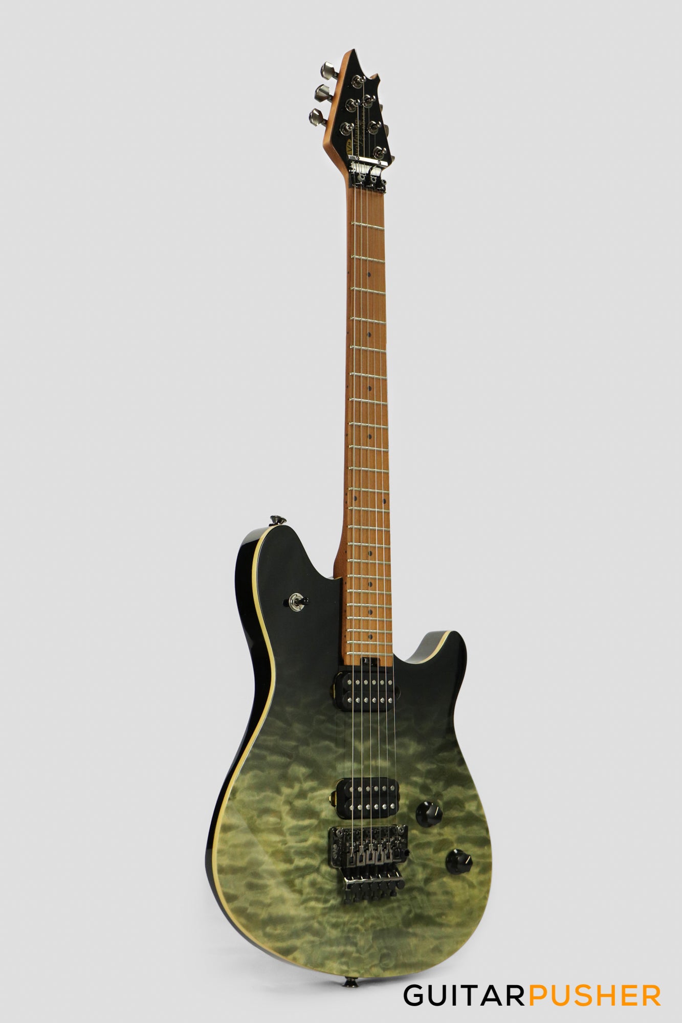 Wolfgang EVH WG QM (Quilted Maple) Standard Electric Guitar - Black Fade