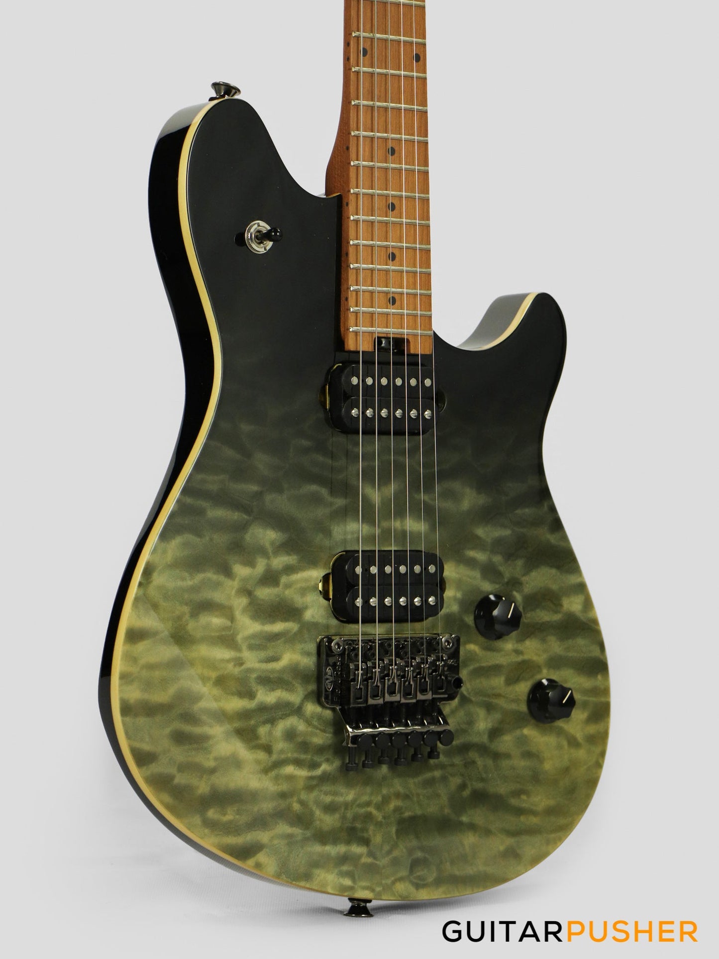 Wolfgang EVH WG QM (Quilted Maple) Standard Electric Guitar - Black Fade