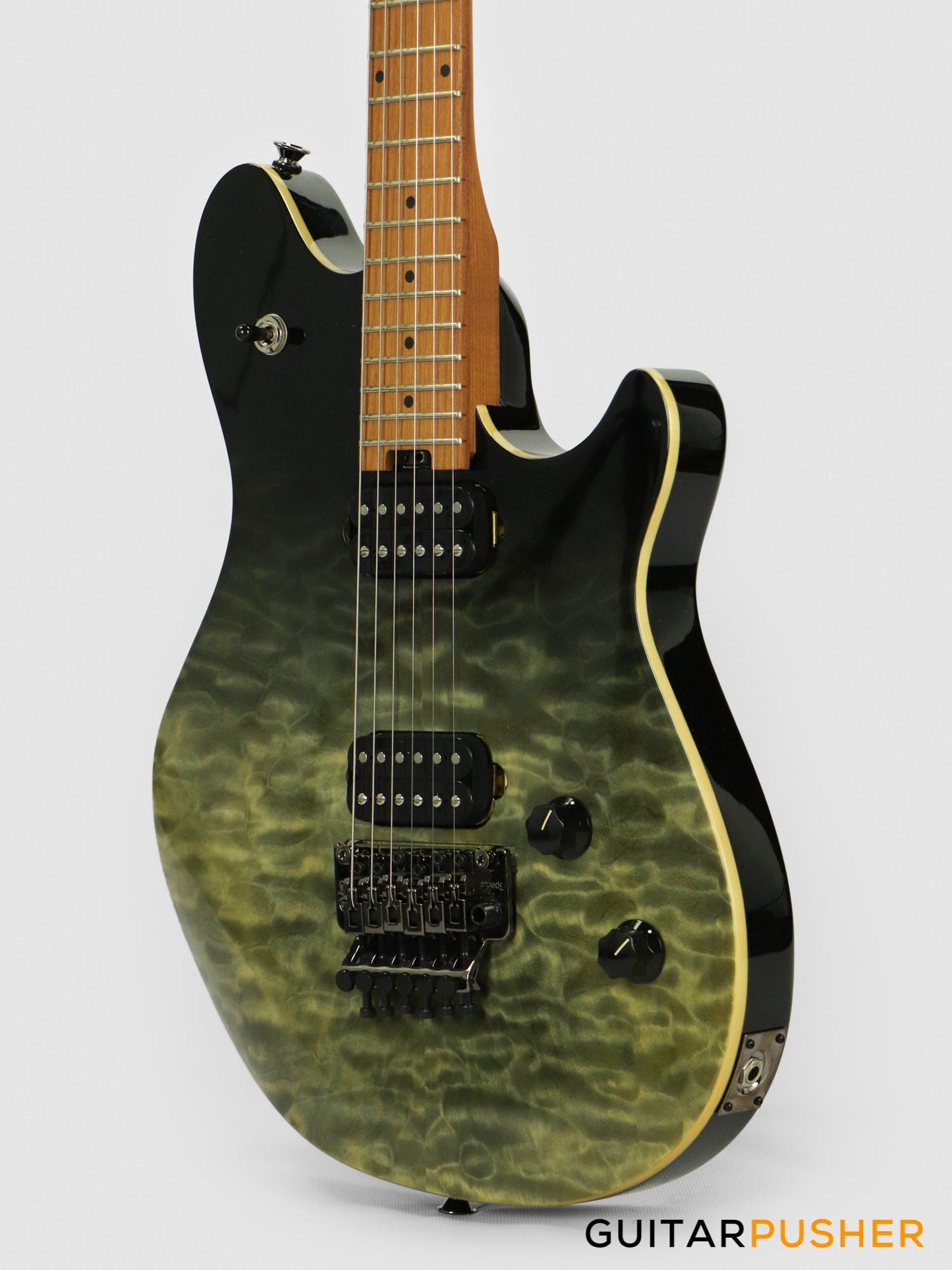 Wolfgang EVH WG QM (Quilted Maple) Standard Electric Guitar - Black Fade