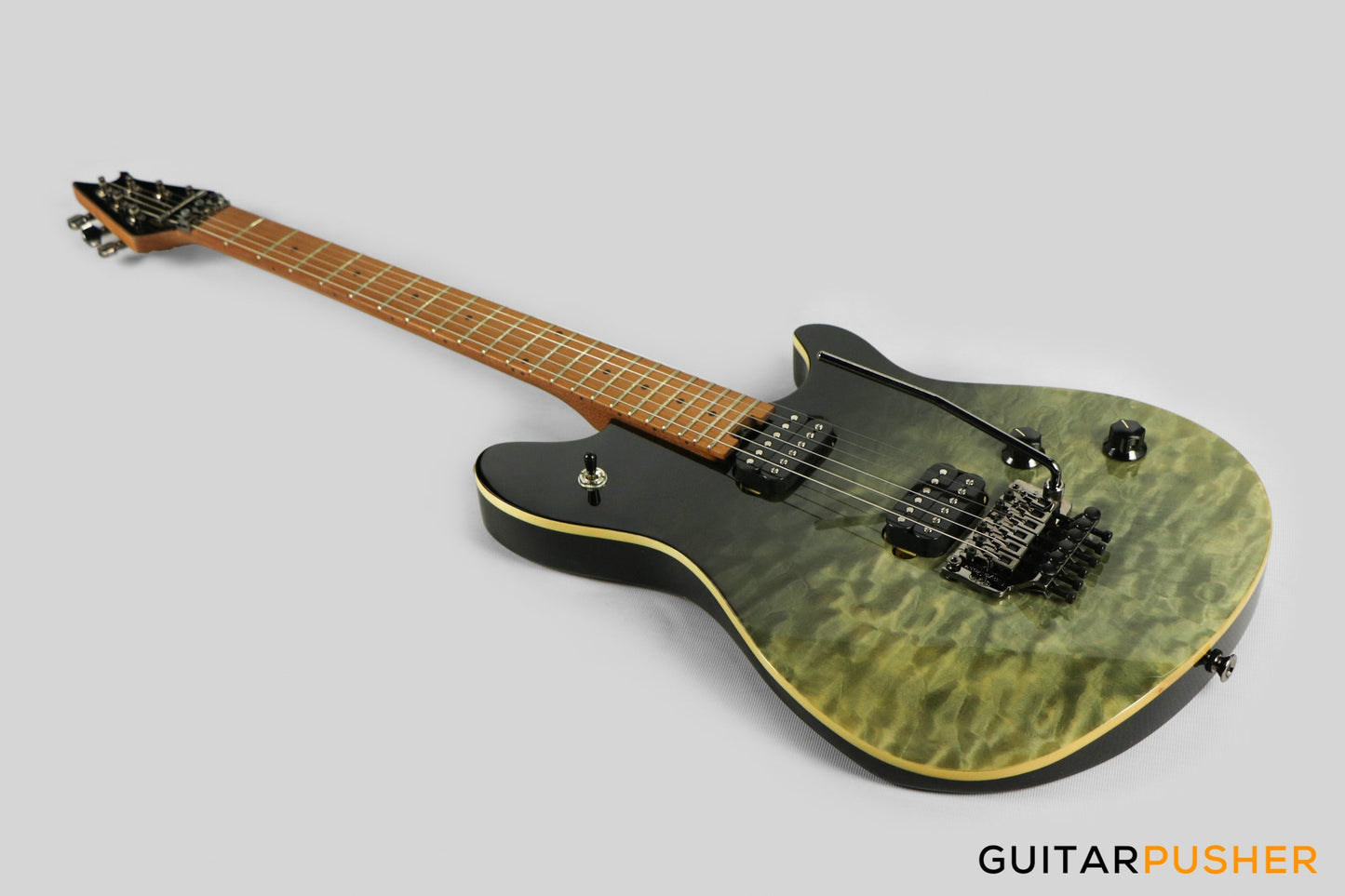 Wolfgang EVH WG QM (Quilted Maple) Standard Electric Guitar - Black Fade