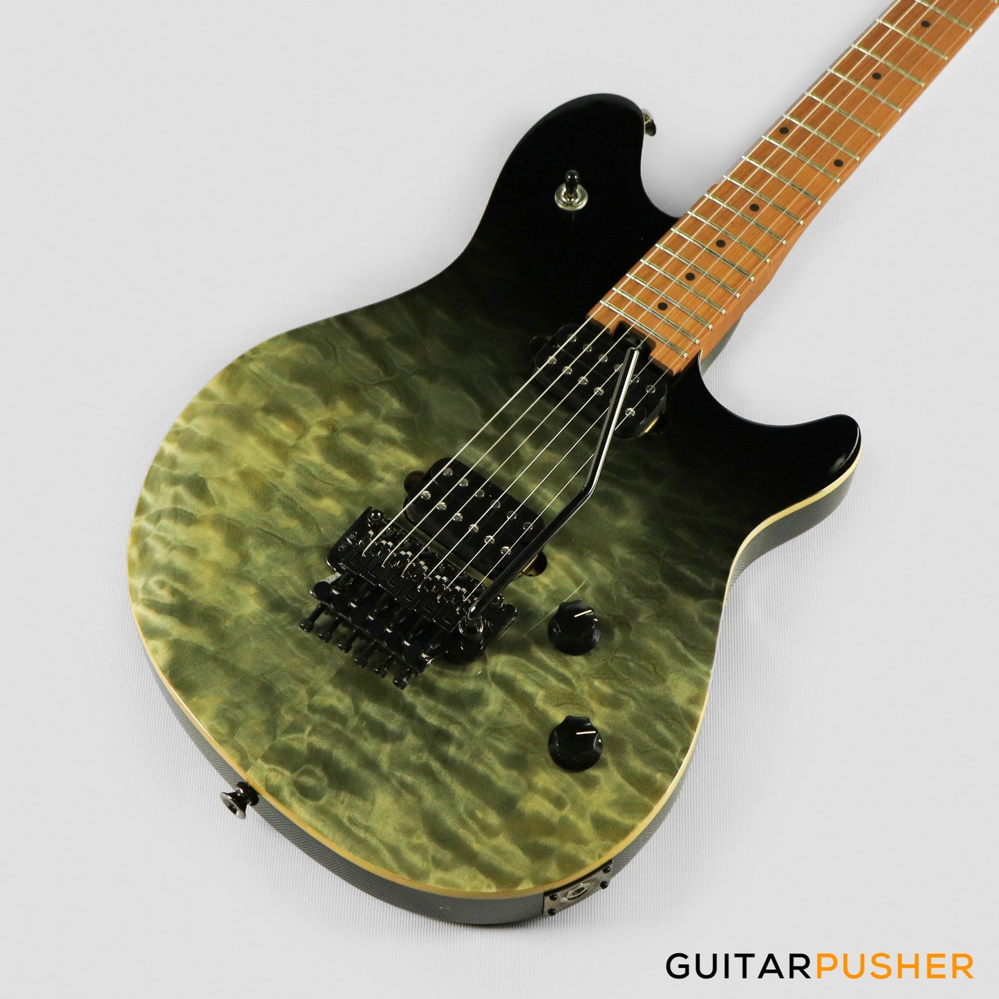 Wolfgang EVH WG QM (Quilted Maple) Standard Electric Guitar - Black Fade