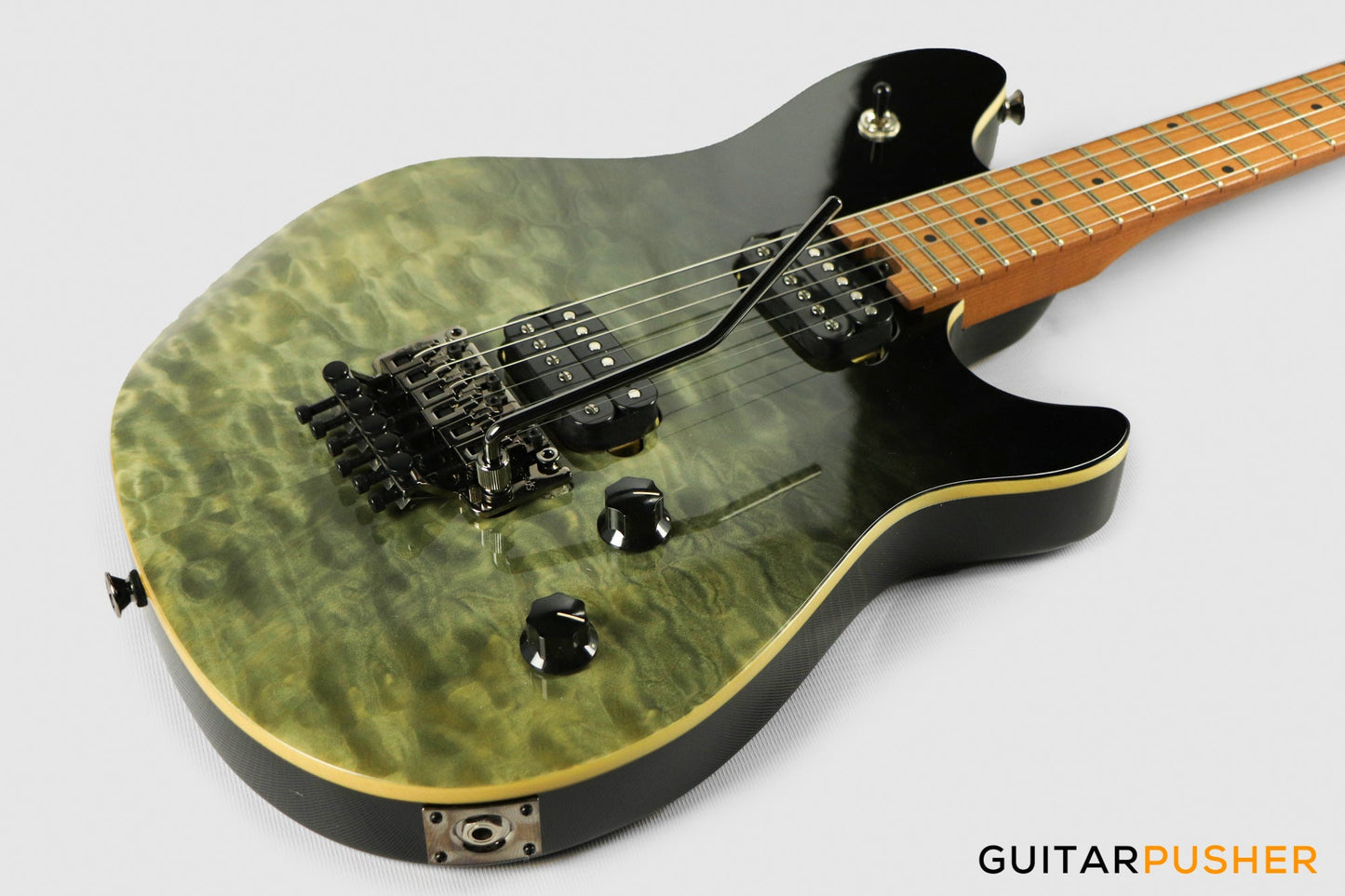 Wolfgang EVH WG QM (Quilted Maple) Standard Electric Guitar - Black Fade