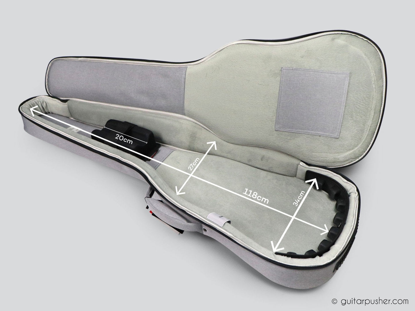 Kavaborg LUX Waterproof Heavy Padded Bass Guitar Gig Bag (FB-90B) - GuitarPusher