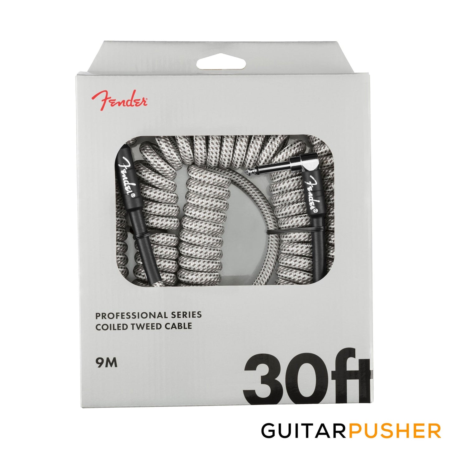 Fender Professional Coil Cable 30' Straight to R/A