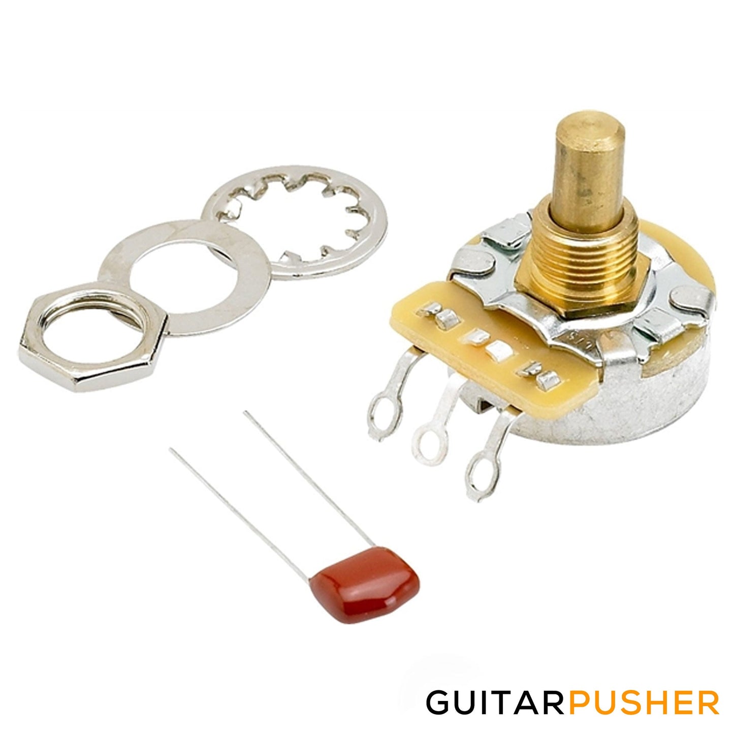 Fender Potentiometer, No Load, 3/8", Resistance: 250K