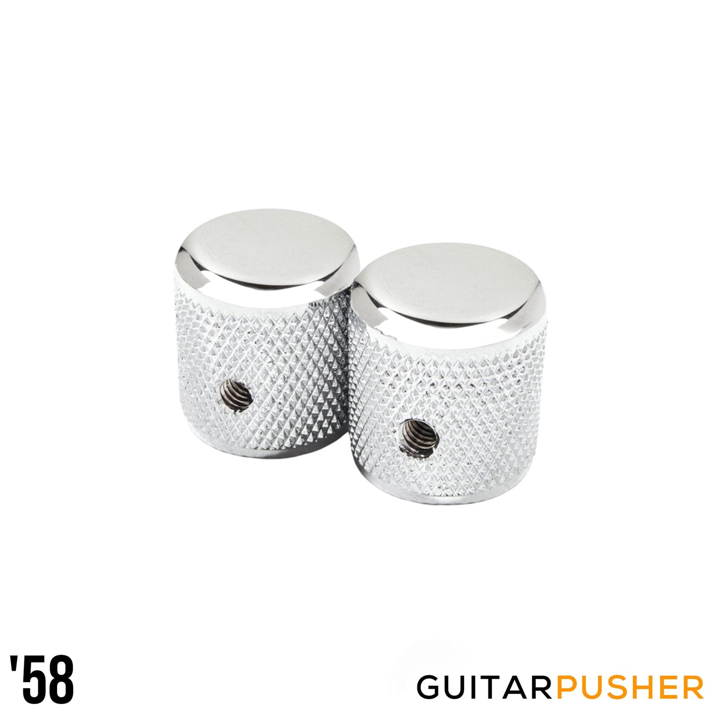 Fender Telecaster Dome Knob Set (2 pcs.) - Chrome