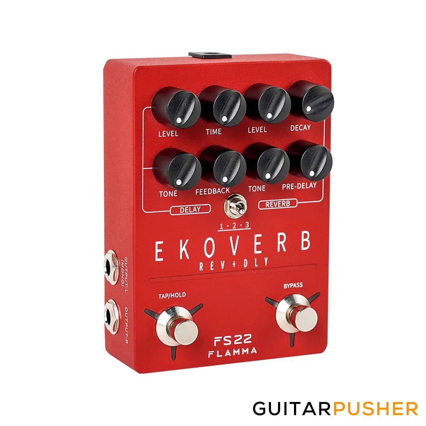 Flamma FS22 Ekoverb Guitar Stereo Dual Reverb Delay Effect Pedal