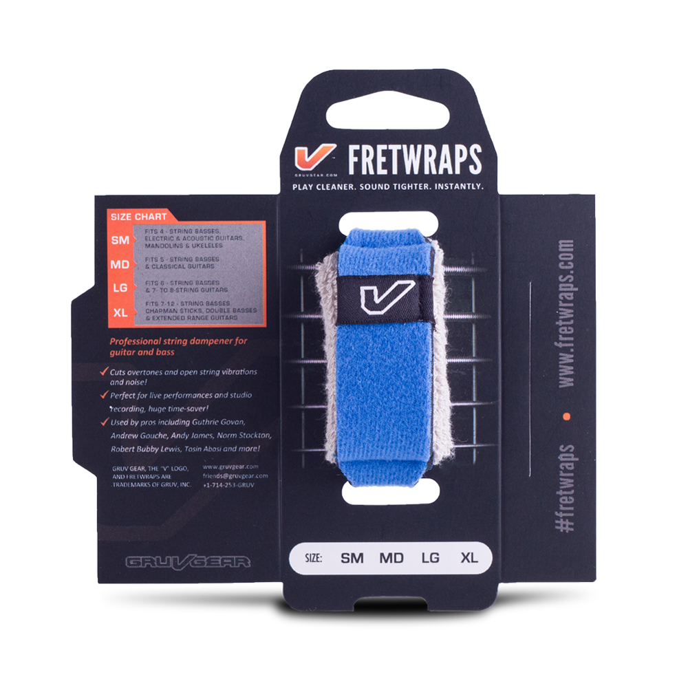 Gruv Gear FretWraps String Muters (1-Pack) HD 'Sky' Blue