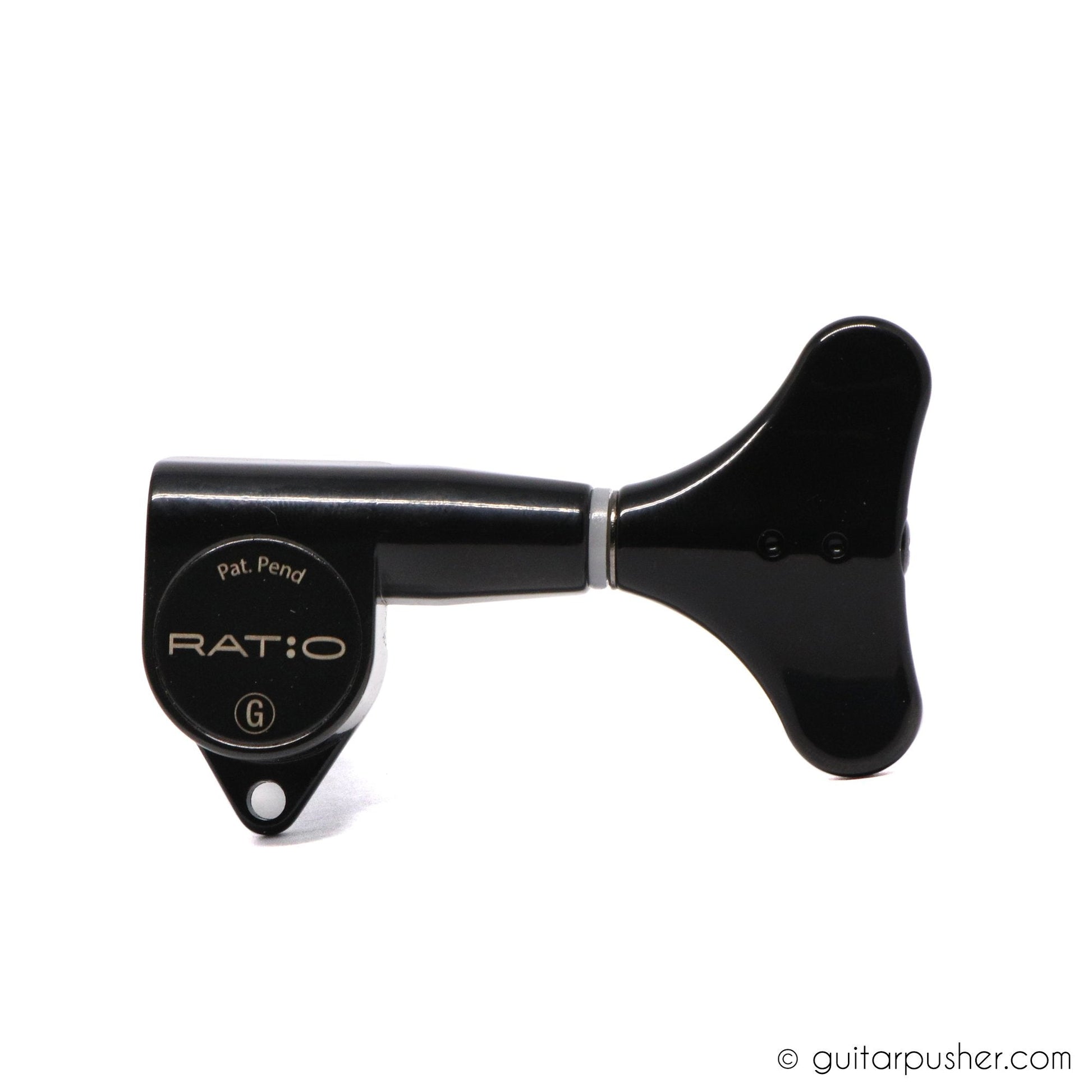 Graphtech Single Ratio Tuner for Bass Modern Style Machine Head - Black - GuitarPusher