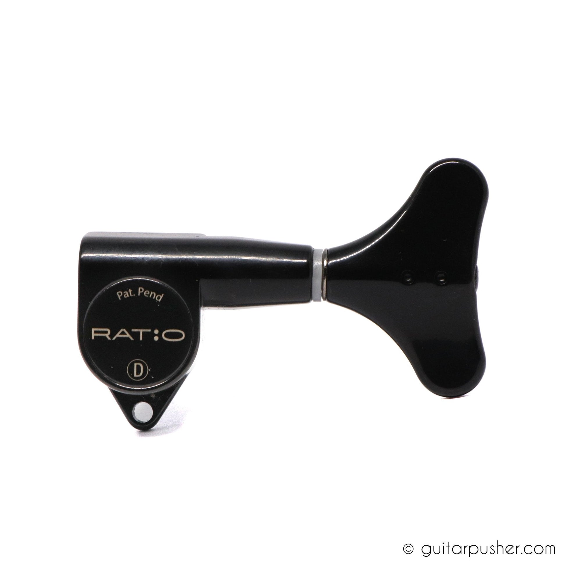 Graphtech Single Ratio Tuner for Bass Modern Style Machine Head - Black - GuitarPusher
