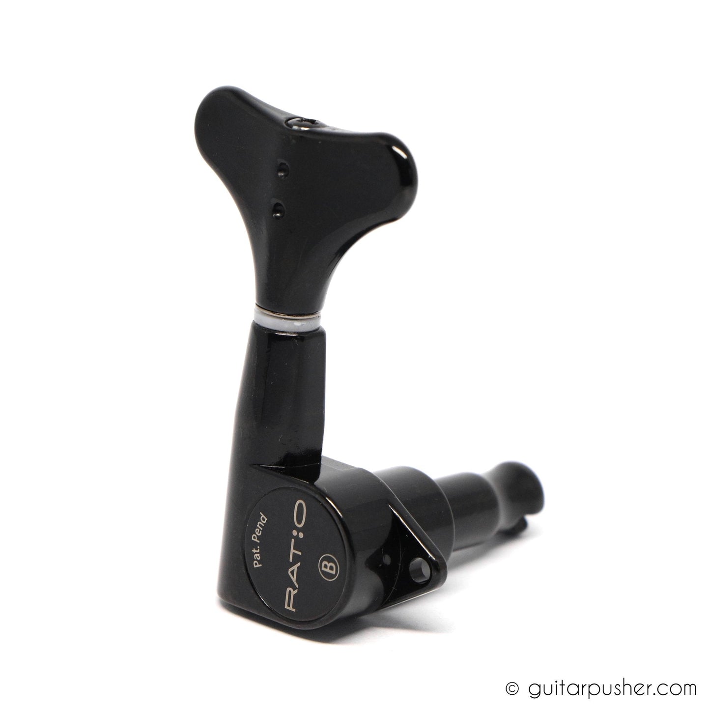 Graphtech Single Ratio Tuner for Bass Modern Style Machine Head - Black - GuitarPusher