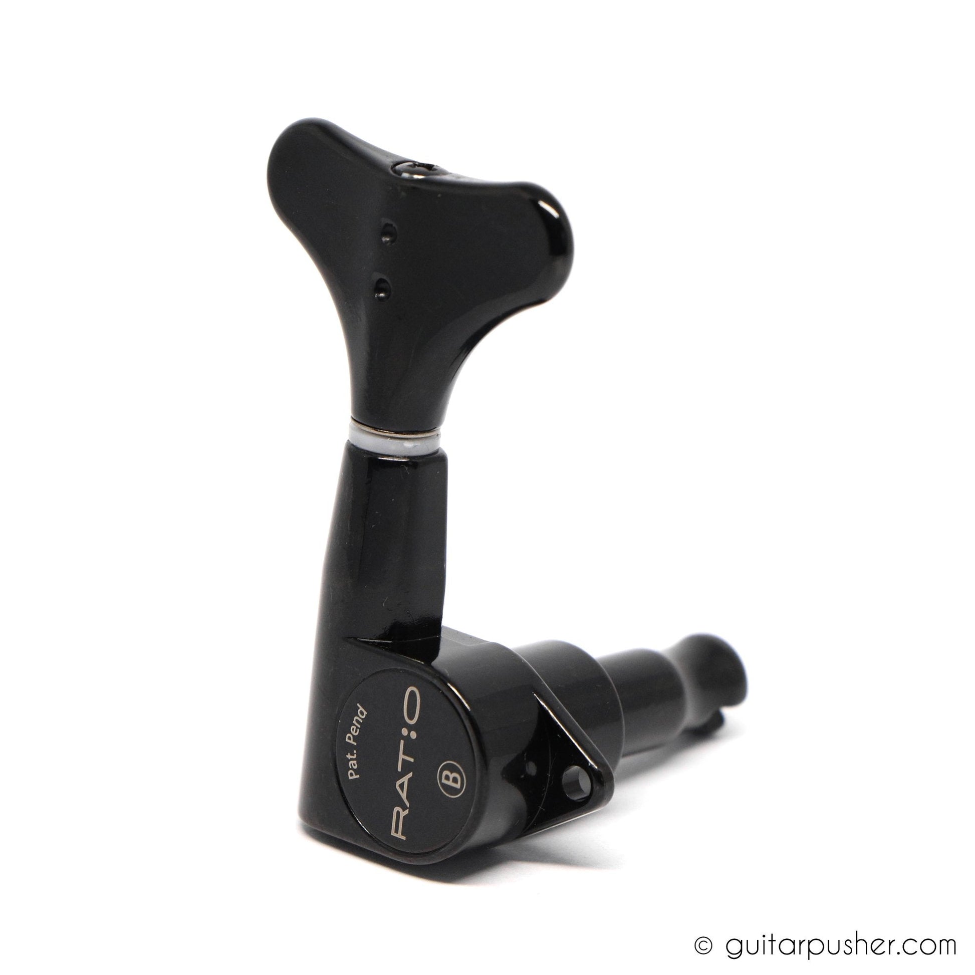 Graphtech Single Ratio Tuner for Bass Modern Style Machine Head - Black - GuitarPusher