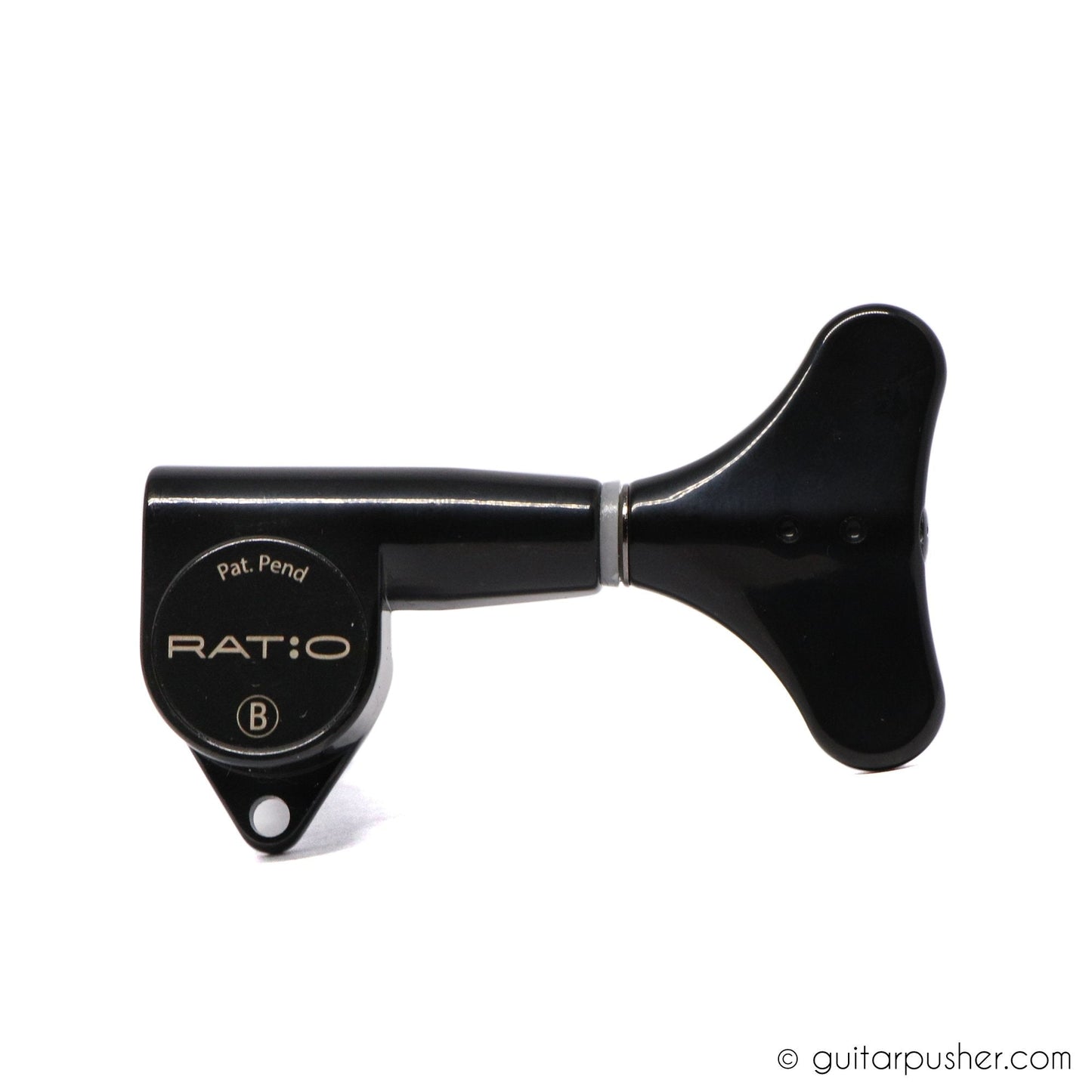 Graphtech Single Ratio Tuner for Bass Modern Style Machine Head - Black - GuitarPusher