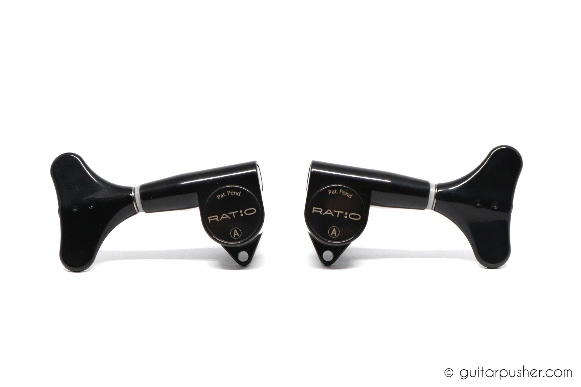 Graphtech Single Ratio Tuner for Bass Modern Style Machine Head - Black - GuitarPusher