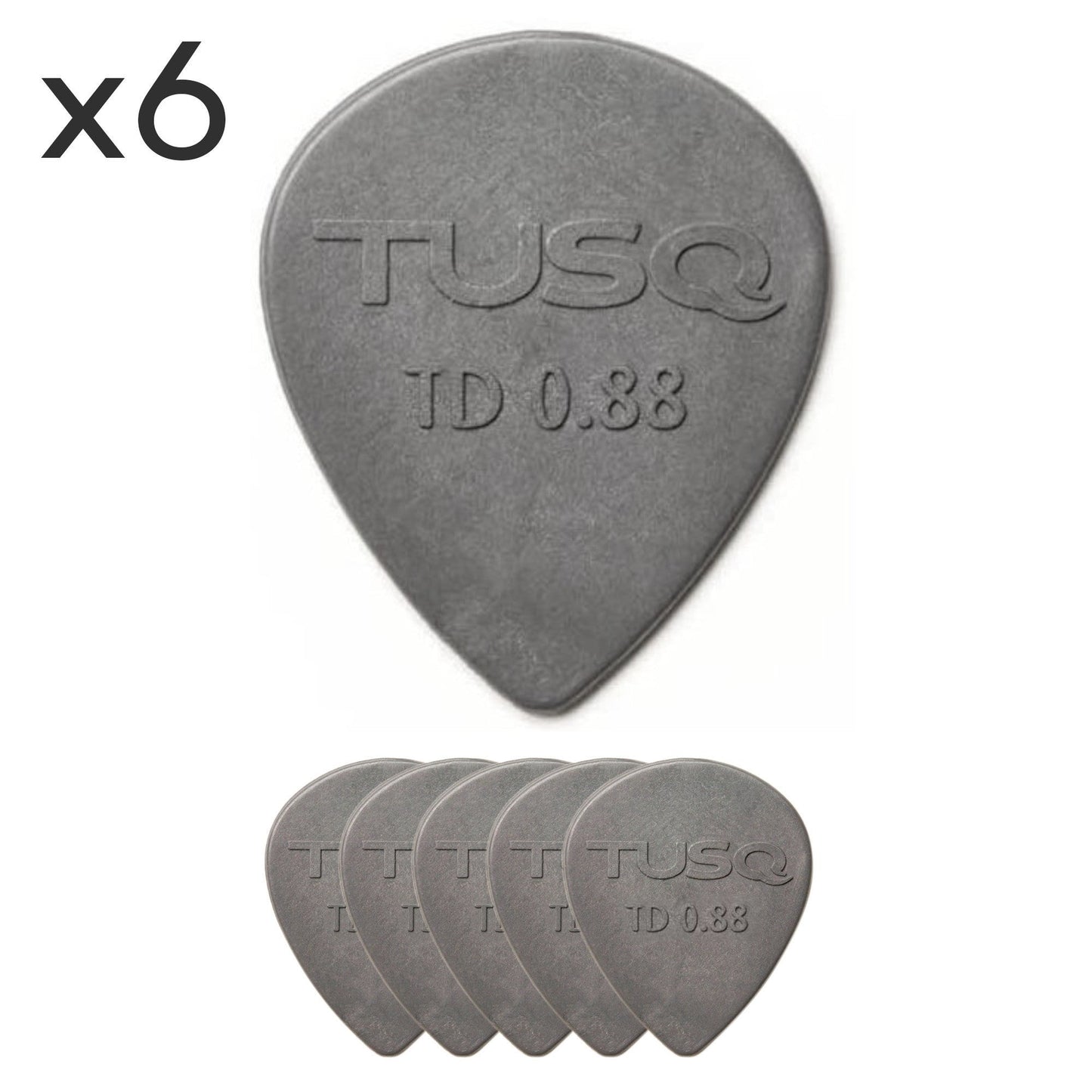 Graphtech TUSQ Tear Drop Pick 6 Pack