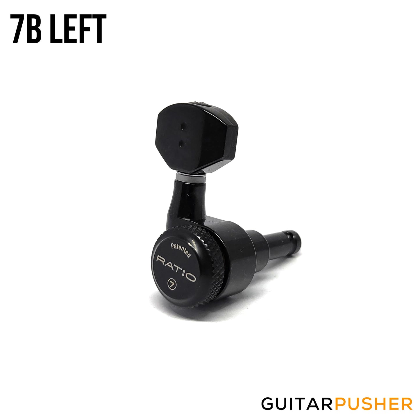 Graphtech RATIO SINGLE Electric Locking Tuner Contemporary Mini Black 2 Pin PRL-8721