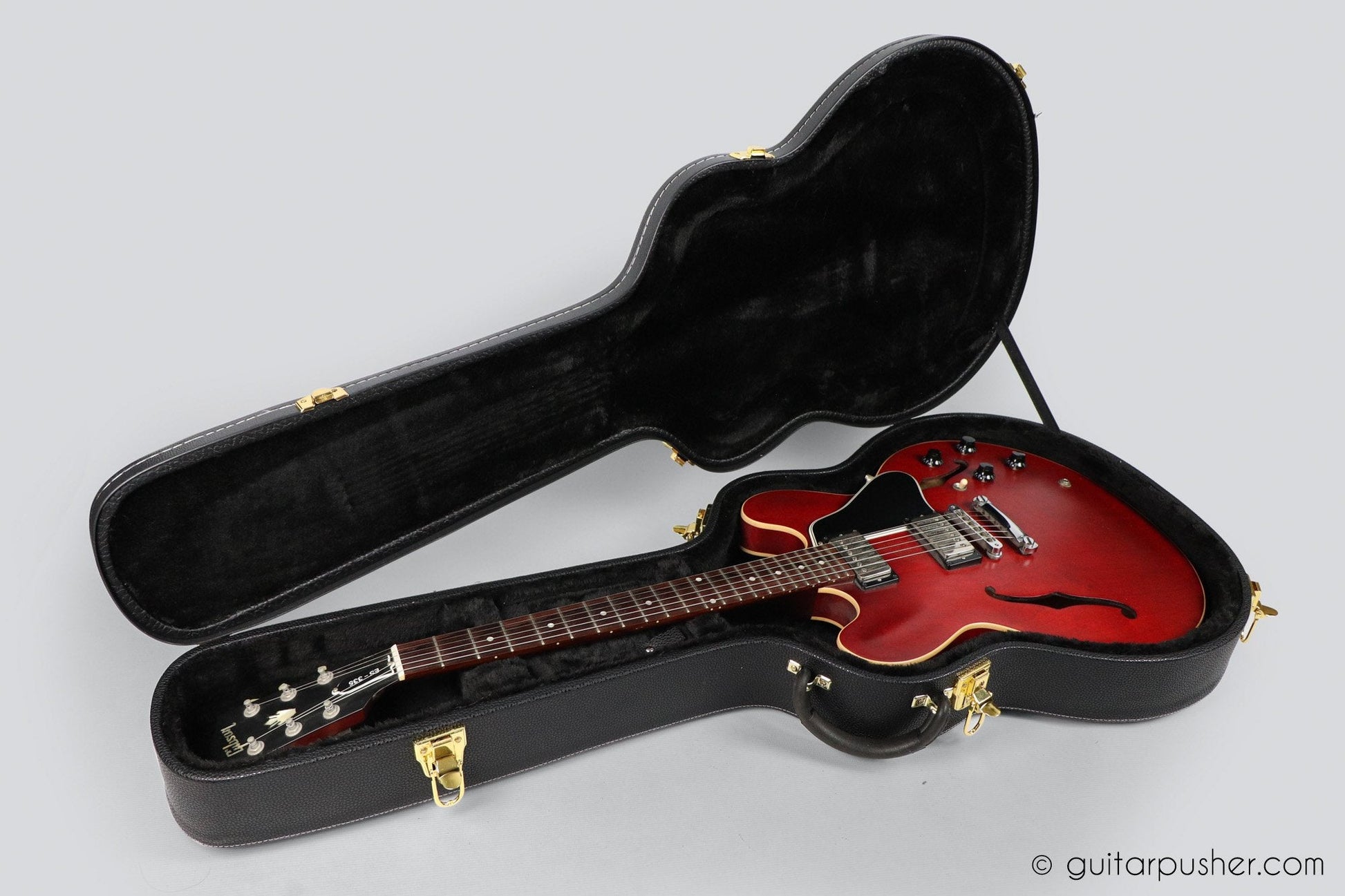 HC-010ES Semi Hollow Electric Guitar Hard Case - GuitarPusher