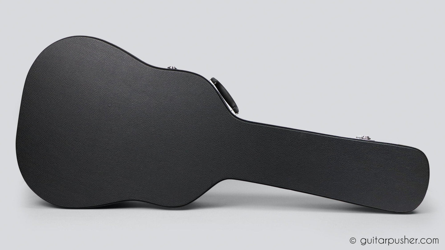 HC-040 Black hard case for Acoustic Guitar - GuitarPusher