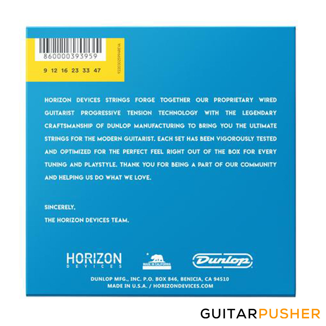 Horizon Devices Progressive Tension Standard 6 Electric Guitar Strings 9-47 (9 12 16 23 33 47)