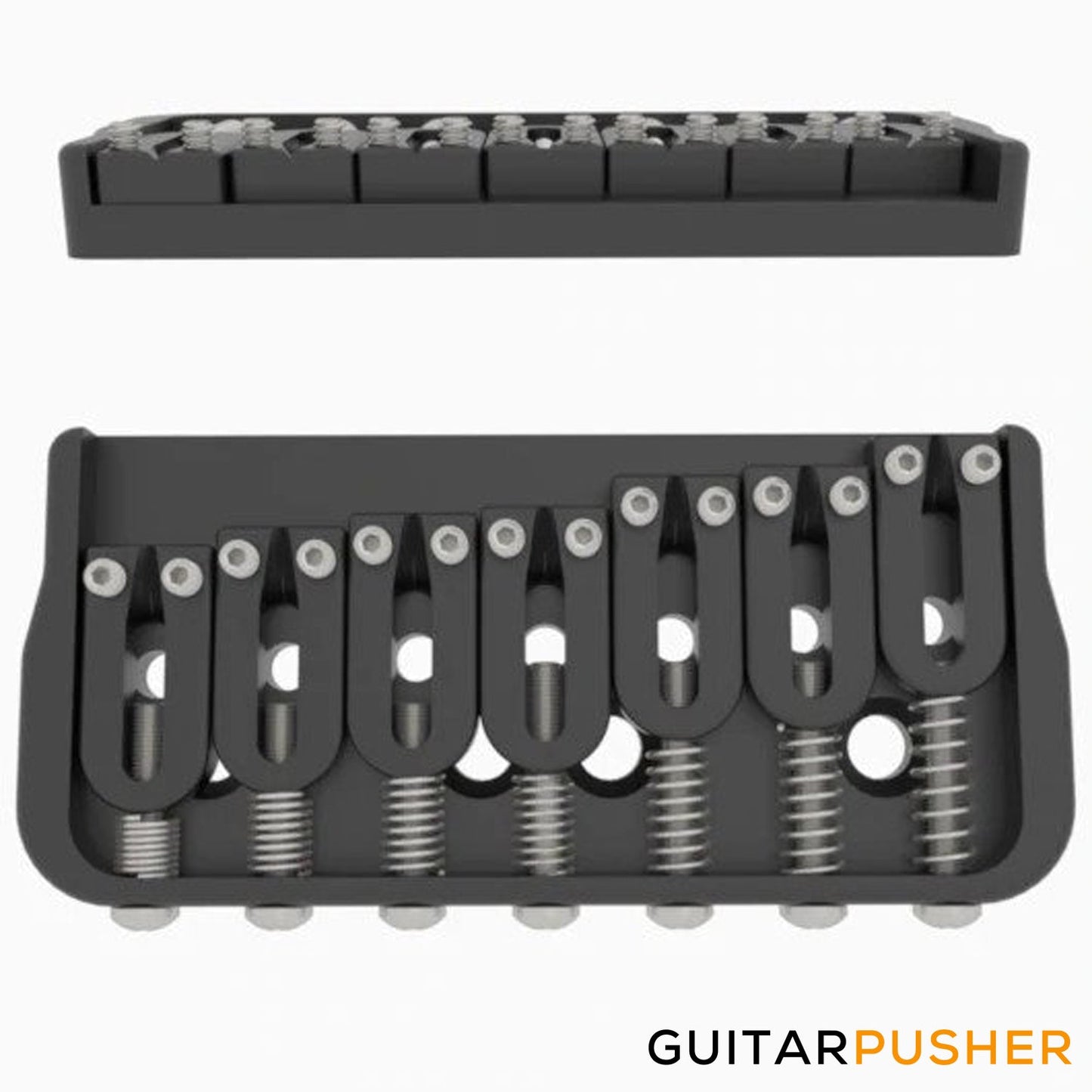 Hipshot 7-String Fixed Guitar Bridge (Black)