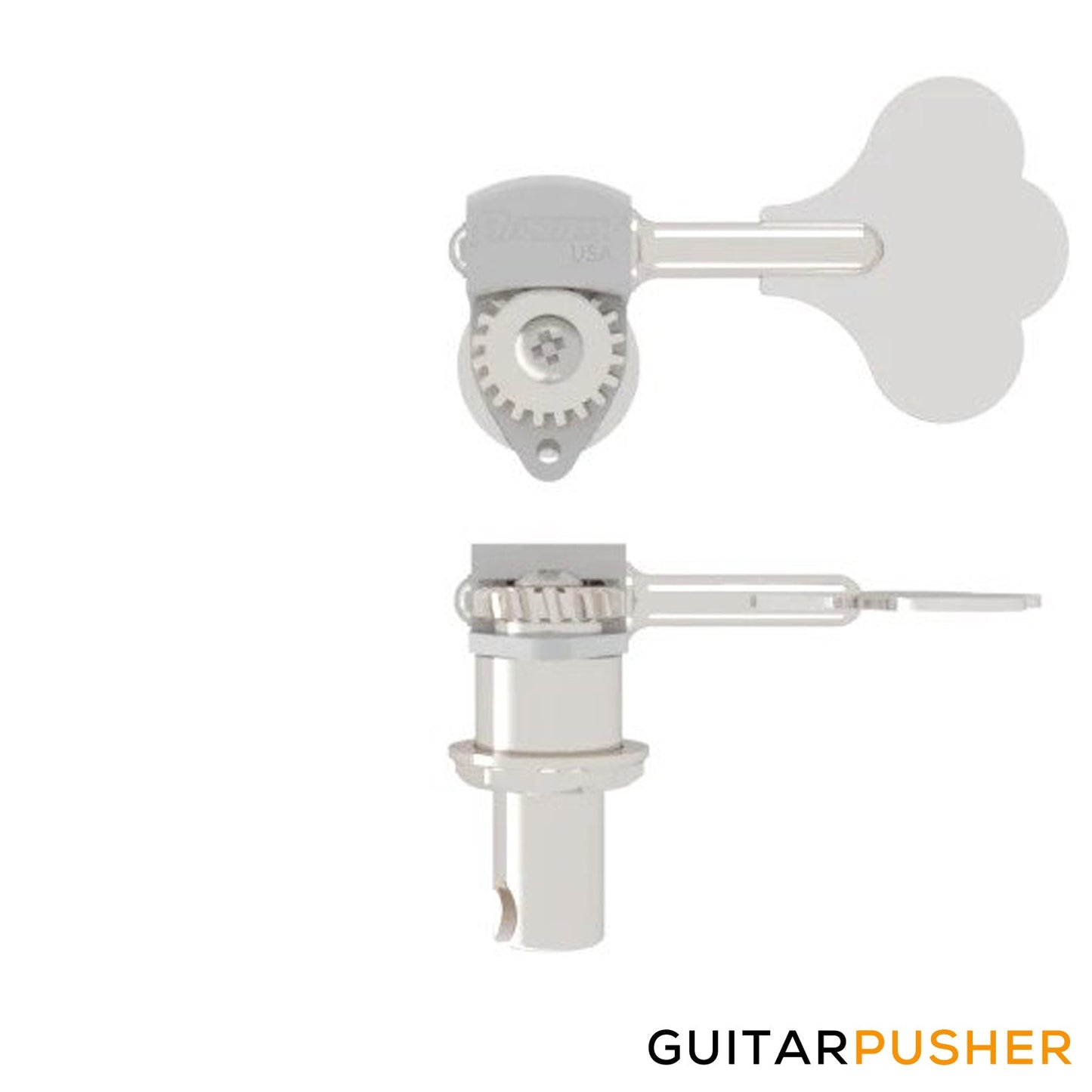 Hipshot USA Ultralite Bass 1/2" Tuning Machine (Chrome) 1 pc.