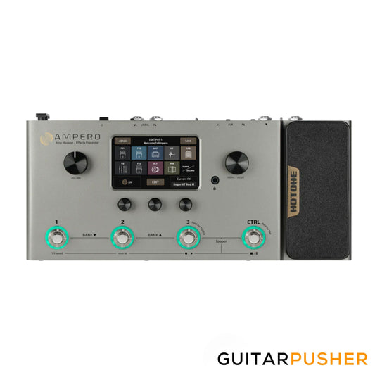 Hotone MP-100N Ampero Amp Modeler & Multi-Effects Processor (Silver)