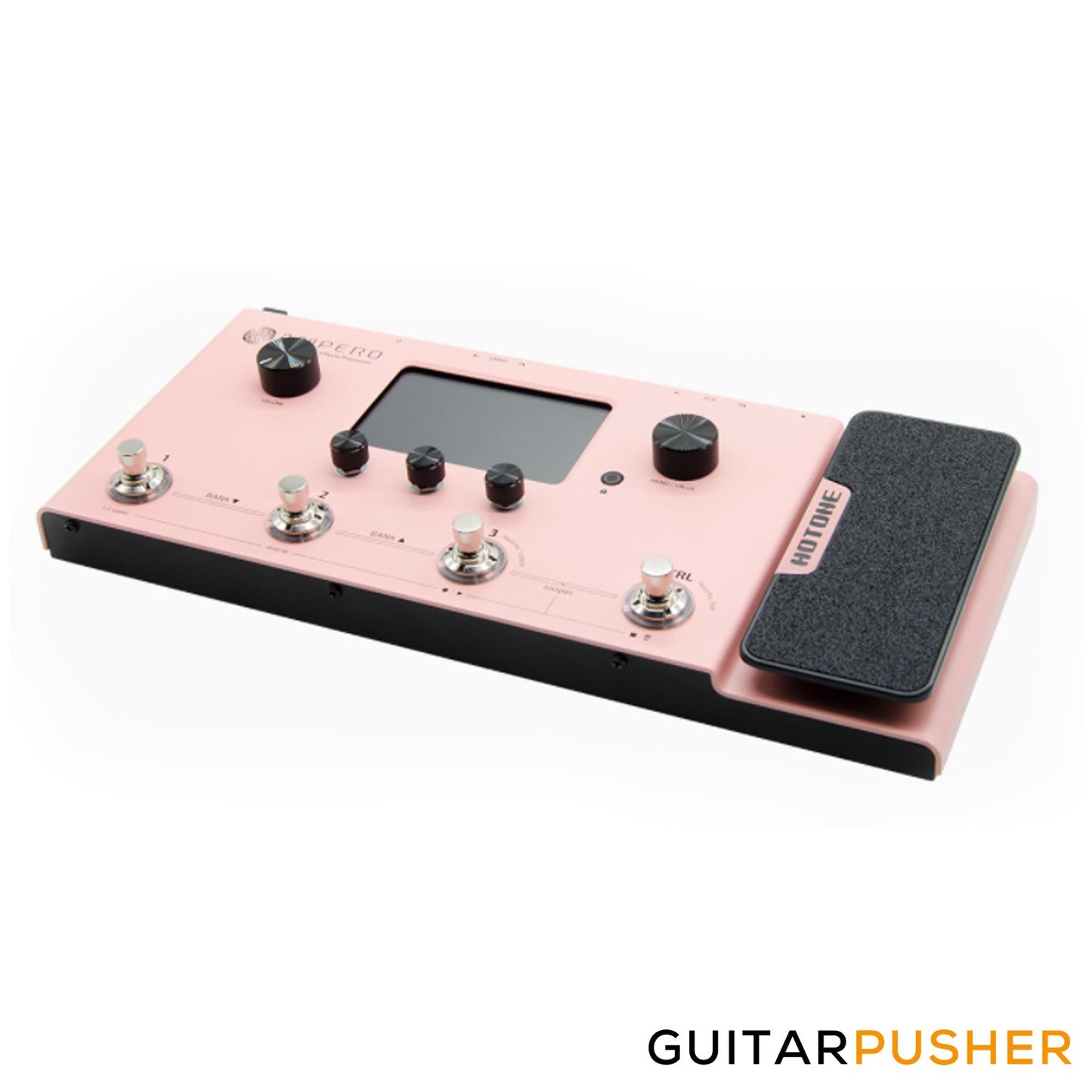 Hotone MP-100PK Ampero Amp Modeler & Multi-Effects Processor (Pink)